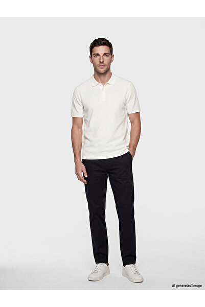 LC Waikiki Lcwaikiki Classic Black Regular Fit Gabardine Men's Chino Pants