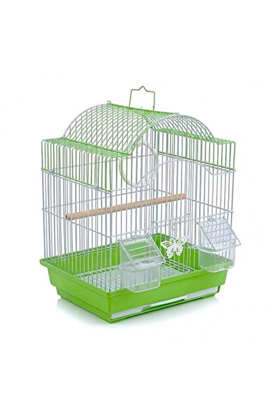 Golden cat Premium Hanging Bird Cage Green 30 x 26 x 39 cm Round Aviary Cage ...