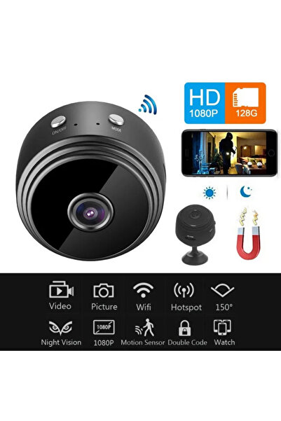 NO BRAND A 9 1080 p HD Magnetic WiFi Mini Camera
