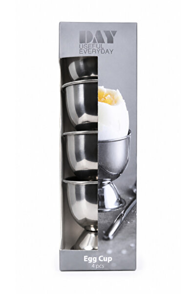 Generic Brand Set 4 Suporturi pentru Ouă din Inox – Suporturi Elegante pentru...