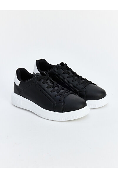 LC Waikiki Lcw Steps Black Men's Sneaker with Nevavm Difference