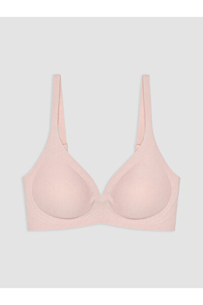 LC Waikiki Lcw Dream Pink Non-Wired Half Padded Triangle Bra