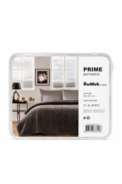 Özdilek Prime -Masculine Gri închis- Pătură individuală (155x215)