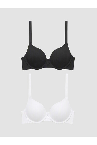LC Waikiki Lcw Dream Black Underwire Unfilled T-Shirt Bra Pack of 2