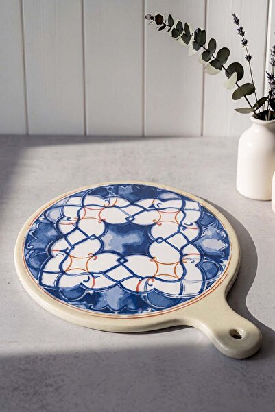 Rivaİstanbul Wave Flow Reactive Cheese Presentation Plate 26 cm
