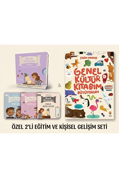 KİTAPİSEM Çocuklar İçin Psikoloji ve Genel Kültür Eğitici Kitap Seti (2 Kitap)