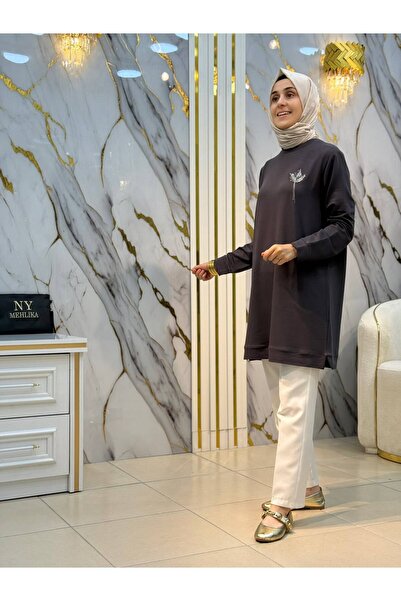 NY Mehlika Exclusive KADO ÖNÜ LALE DETAYLI TUNİK 268320