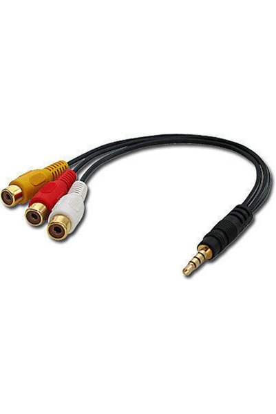 LİNDY Μετατροπέας RCA θηλυκό σε 3.5mm αρσενικό 1 τεμάχιο 35539