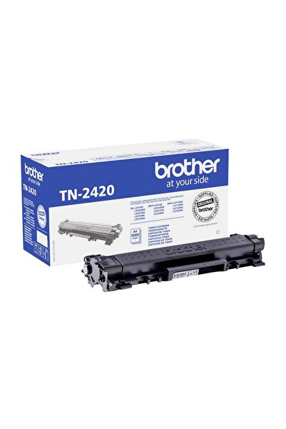 Brother Original TN-2420 toner cartridge, black, high capacity, up to 3,000 p...