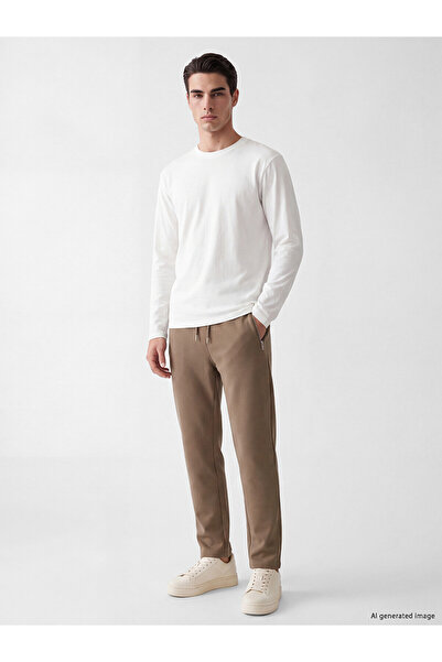 LC Waikiki Lcwaikiki Classic Brown Regular Fit Men's Sweatpants