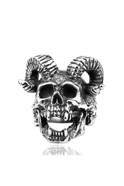ITIMPORT Inel Sigiliu Craniu Berbec Biker 248