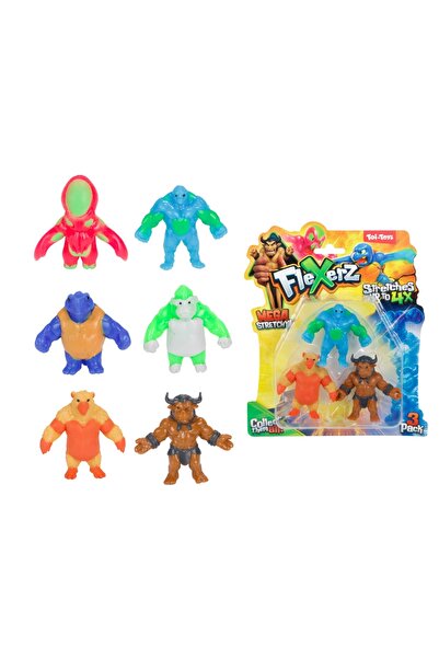 Toi-Toys Figurine antistres, Flexerz, 6 cm, 3 buc/set
