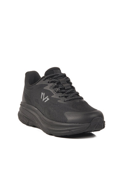 WALK Black Mesh Lightweight Comfortable Thick Soled Unisex Walking and Sports...