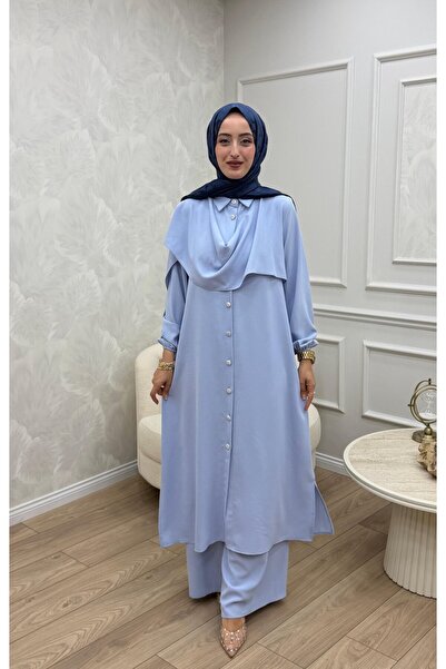 Generic Brand طقم ديلارا باللون الأزرق الجليدي