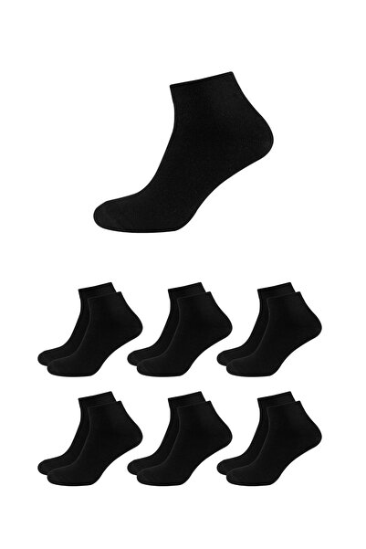 HARMONY COLLECTION Bamboo Men's Black Short Socks (6 Pairs) Special Boxed, Se...