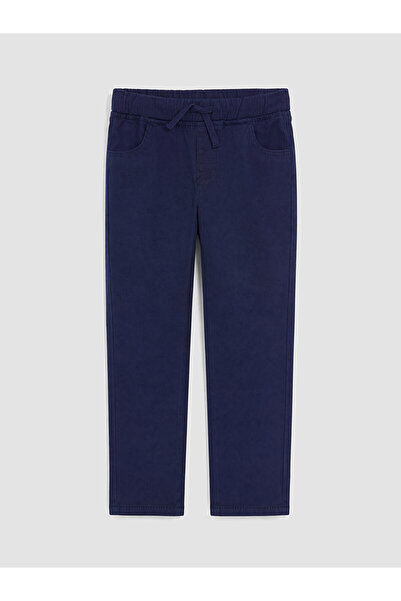 LC Waikiki Nevavm Navy Blue Plain Narrow & Slim Narrow Leg Boys' Trousers