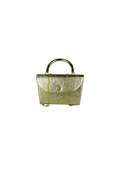dukidasoturkiye Duki Daso Metal Handle Gold Women's Hand and Shoulder Bag |  ...