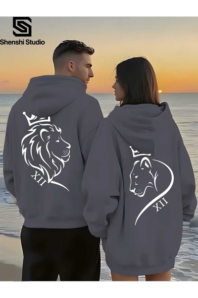 macklin Lover - Friend Couple Combination Lion Double Back Printed Special De...