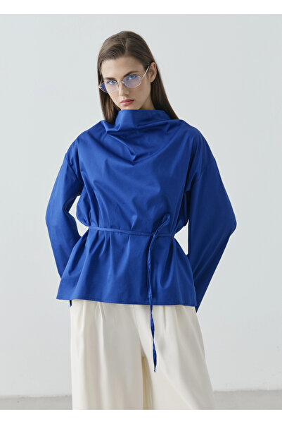 MODA AKSA AURA BLUZ SAKS MAVİ