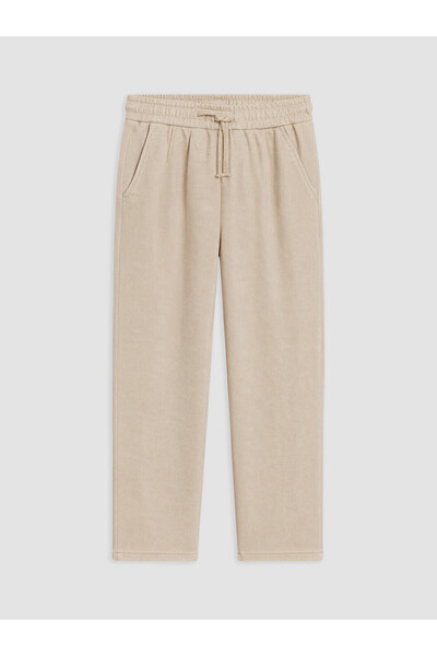 LC Waikiki Nevavm Beige Regular Fit Boys' Trousers with a Difference
