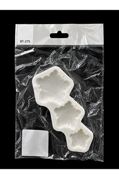 Adana Pasta Malzemeleri Bt-275 Star Patterned Silicone Mold Stick-Rod Attacha...