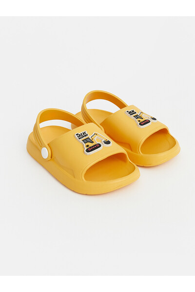 LC Waikiki Two Mt Shop Quality Lcw Steps Yellow Boys' Slippers