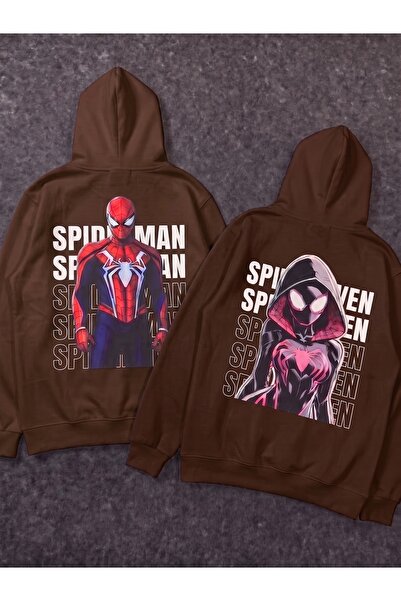 macklin Lover - Friend Couple Combination Spider Man and Gwen Double Back Pri...