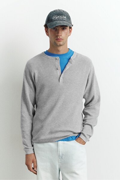 Pull & Bear Henley yaka kazak