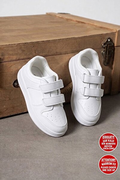 AlbiShoes Pantofi sport unisex pentru copii, cu velcro dublu, talpă confortab...
