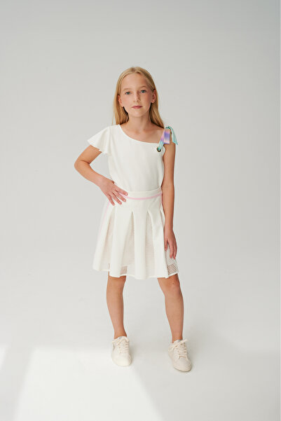 Lia Lea Girl White Skirt