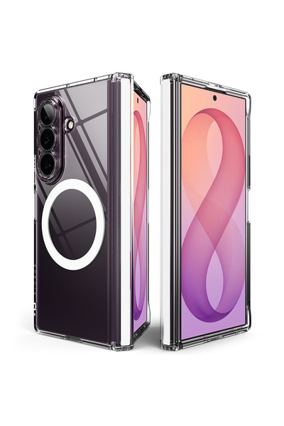 Ringke Θήκη για Samsung Galaxy Z Fold8 Ultra, Fusion Flap Magnetic, διαφανής