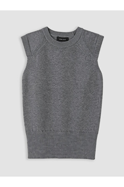 LC Waikiki Lcw Vision Anthracite Crew Neck Women's Knitwear Sweater