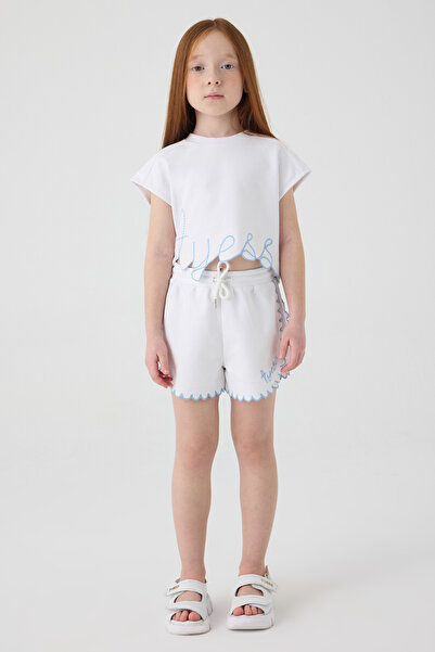 Tyess Girl White Shorts