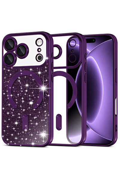 Techsuit Θήκη για iPhone 17 Pro/ iPhone 18 Pro, Πολυτελής με Γκλίτερ MagSafe,...