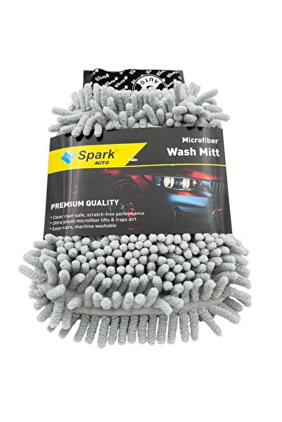 Spark ML7050 Microfiber Wash Mitt Çizik Önleyici ve Ergonomik Mikrofiber Yıka...