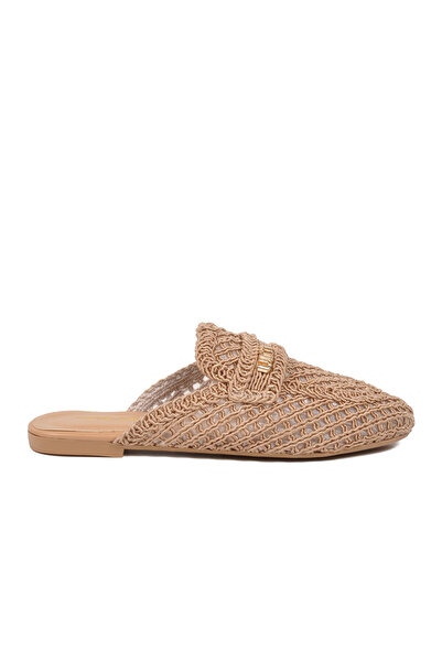 AYAKMOD Taba Knitwear Lightweight Comfortable Thin Sole Women's Sabo Slippers...