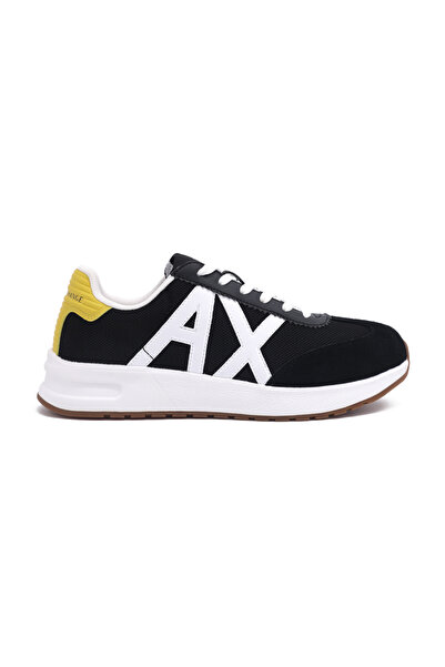 Armani Exchange XUX071-XV527-K673 Erkek Sneaker Siyah Beyaz