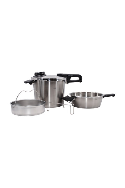 Fissler Vitavit Premium 622-412-12-070 Düdüklü Tencere Seti 6 + 2,5 L