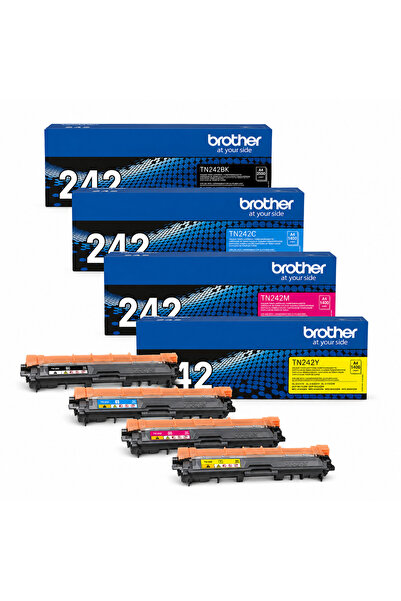 Brother Original set of 4 toner cartridges TN-242 BK/C/M/Y, CMYK, black 2,500...