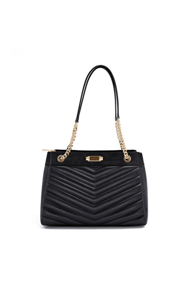 Michael Kors 35R4GWHT6U-BLACK Kadın Omuz Çantası Siyah