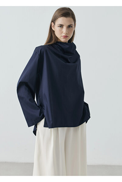MODA AKSA AURA BLUZ LACİVERT