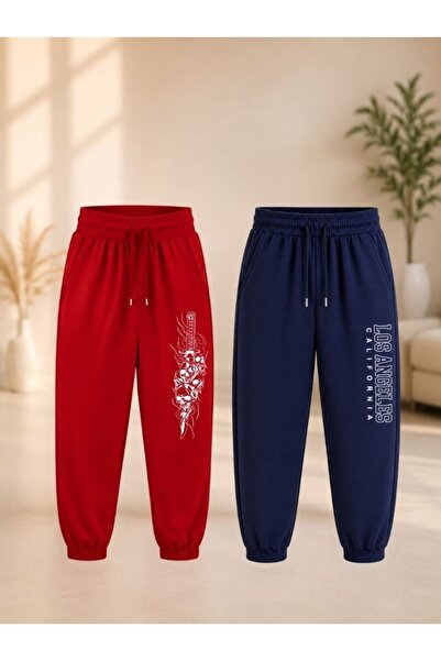 cm buseyiz Set de pantaloni de trening din 2 piese, imprimați, unisex, pentru...