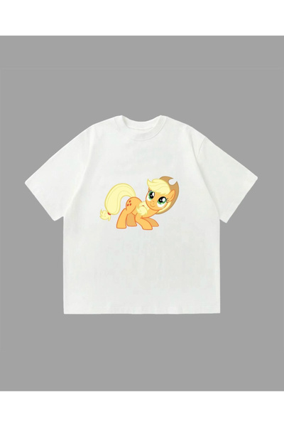 1blood Unisex majica sa printom Applejack iz serije My Little Pony, velika bi...