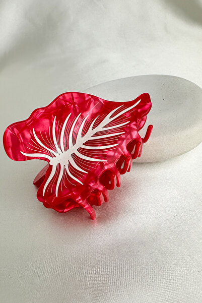 Modex Monstera Leaf Patterned Latch Buckle (7cm)