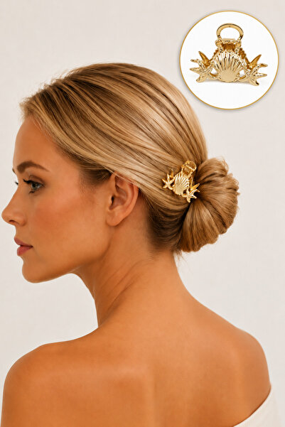 Trend Mixs Women's Metal Clasp with Shell Figure