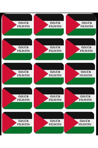 Limitless Design Free Palestine Sticker 15 Pieces 22X30 cm