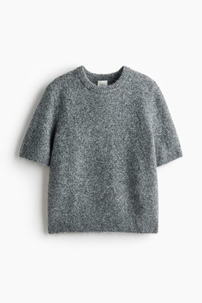 H&M Kısa Kollu Kazak