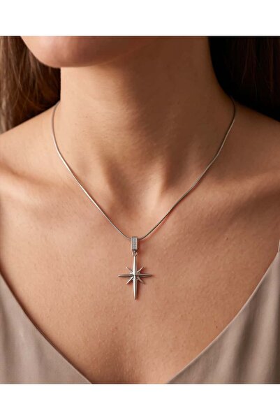 Portakal Esintisi Astraelis North Star Steel Necklace (Polar Star)
