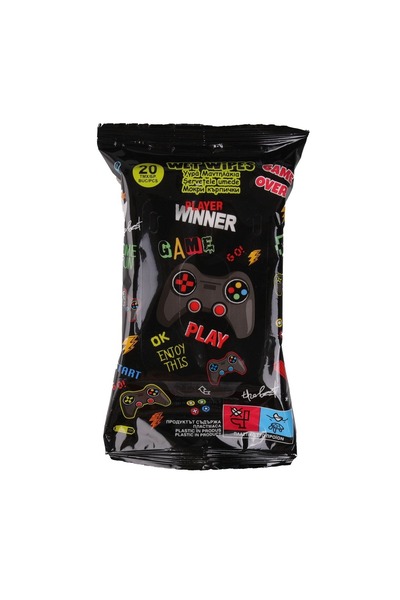 OEM Șervețele umede pentru gaming - 20 bucăți, Aloe Vera și Vitamina E