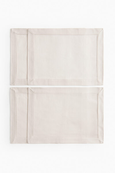 H&M 4'lü Damask Amerikan Servis